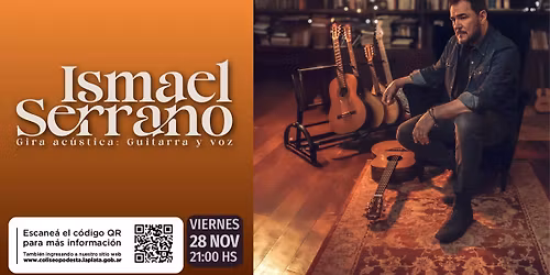 ISMAEL SERRANO | Teatro Coliseo Podest\u00e1