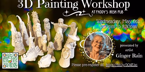 3D Painting Workshop with artist Ginger Rain