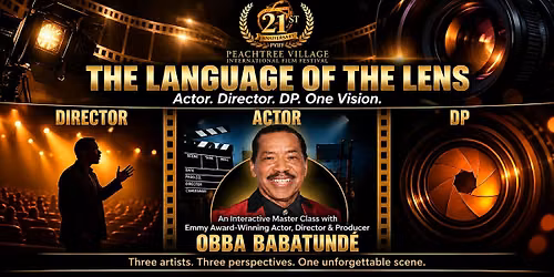 PVIFF MASTERCLASS - THE LANGUAGE OF THE LENS