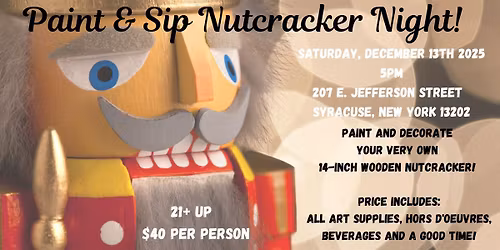 Paint & Sip Nutcracker Night!