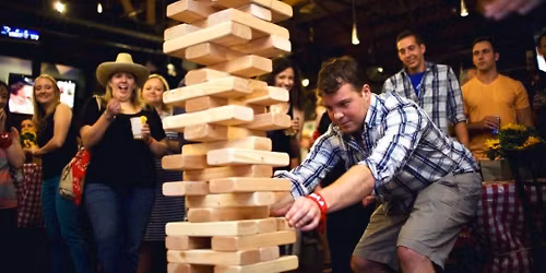 Evergreen Pub's 1st Ever Jumbo Jenga Tournament! All Ages Welcome! 11\/12 at 7pm. Register NOW!