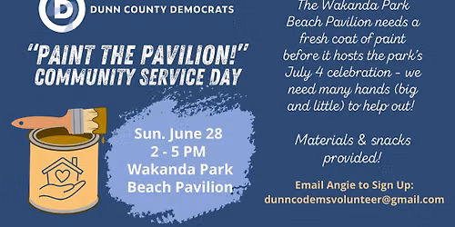 \u201cPaint the Pavilion\u201d Community Service Day