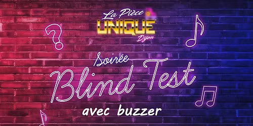 SOIREE BLIND TEST