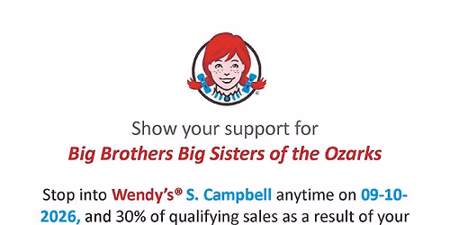 BBBSO Wendy's BIG Fundraising Campaign