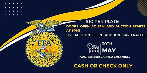 5th Annual Mena FFA Dinner and Auction