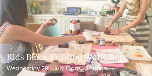 Kids & Teens - Indian block printing workshop