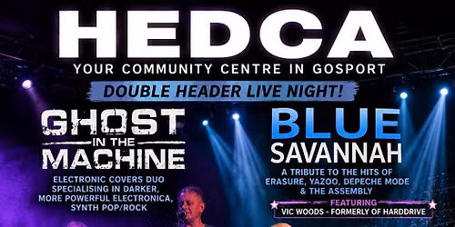 DOUBLE HEADER! Live Music Saturday 18th July 2026 - doors open at 7.30pm