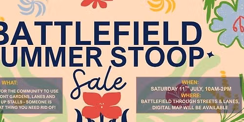 Battlefield Summer Stoop Sale