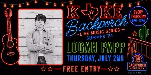 KOKE BACKPORCH PRESENTS: Logan Papp 