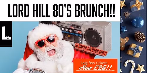 Back To The 80s Brunch Christmas Party