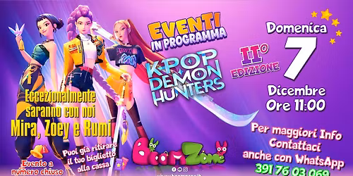Evento Speciale KPop Demon Hunters Seconda Edizione