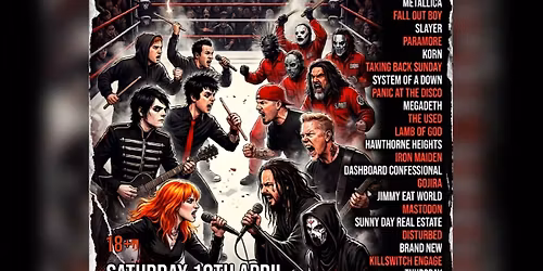 DAYMOSH - Emo - Metal - Goth - Free Entry - The Music Room - Ipswich 