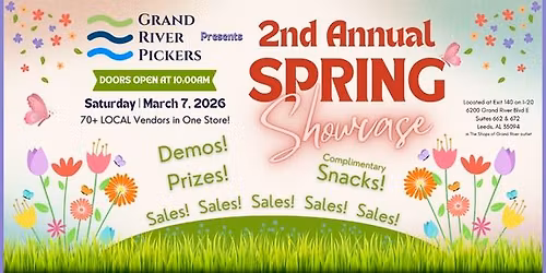 2nd Annual Spring Showcase presented by Grand River Pickers