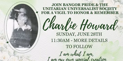 Vigil for Charlie Howard
