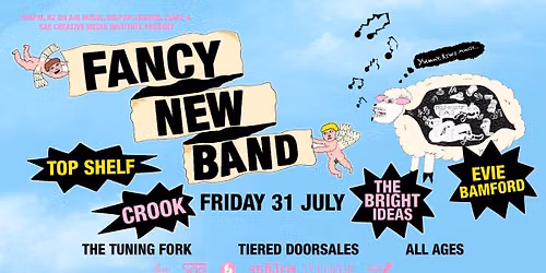 95bFM, NZ On Air Music, Bigpop Studios, Lume, & SAE Present: Fancy New Band