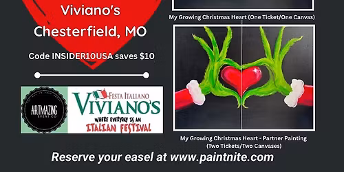 12\/06\/2025 SINGLE OPTION Paint Nite at Viviano\u2019s in Chesterfield, MO