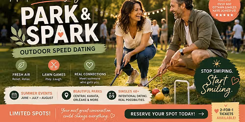 Park & Spark - Ottawa Outdoor Speed Dating : Age 50-65