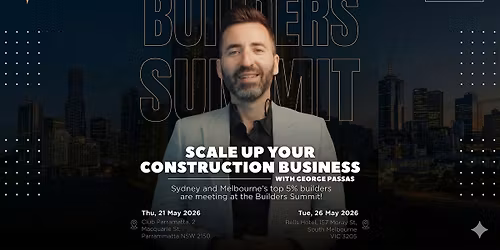 Builders Summit 2026 - Sydney