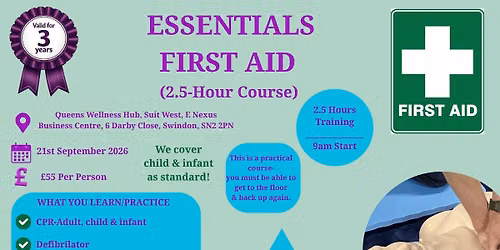 Essentials First Aid-2.5 hour course
