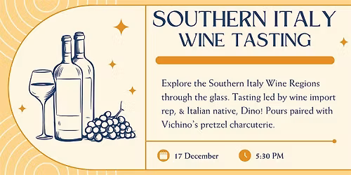 Southern Italy Wine Tasting