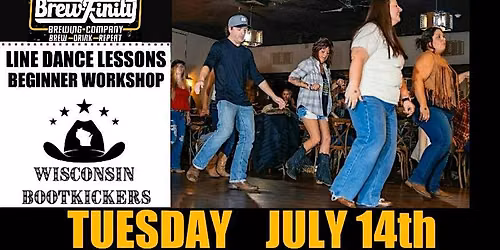 Line Dance Lessons Beginner Workshop\/Brewfinity Pewaukee\/Tuesday July 14