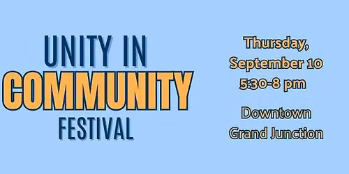 Unity in Community Festival 2026
