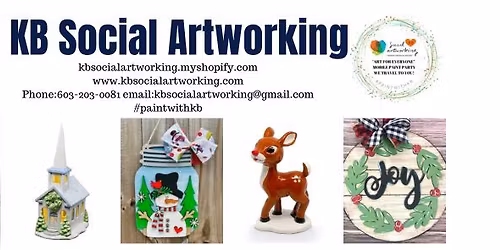 KB Studio 2-D Wood Shapes Ceramics or Resin Sat. Dec. 6th @10AM