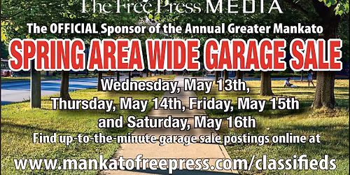 Spring Area Wide Garage Sale 