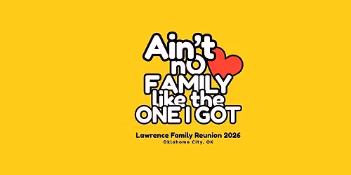 Lawrence Family Reunion 2026