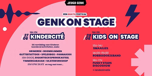 Genk On Stage I Kindercit\u00e9 & Kids On Stage
