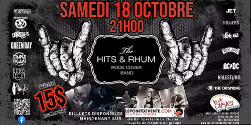 Les Samedis Band Live Du Cluster - HITS AND RHUM