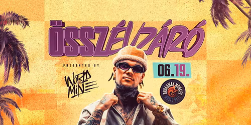 \u00d6SSZ\u00c9VZ\u00c1R\u00d3 W\/MISSH \u27a4 06\/19 \u272a BROADWAY MONKEY, EGER