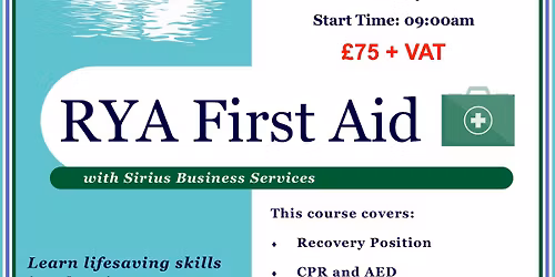 RYA First Aid Course (1 Day) Weymouth & Portland