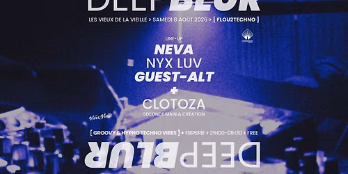 DEEPBLUR \u2022 DJ SETS + Friperie