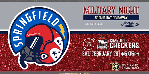 Springfield Thunderbirds v. Charlotte Checkers 