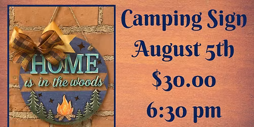 Camping Sign