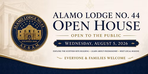 Behind the Doors of Freemasonry: Alamo Lodge & Scottish Rite Building Tour