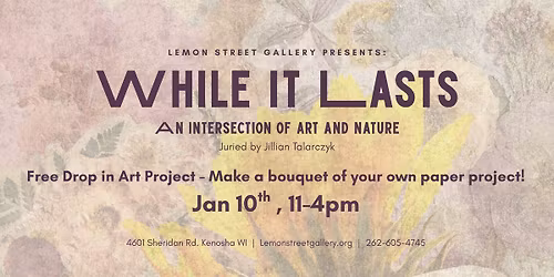 While It Lasts Opening Project - DIY Paper Bouquet