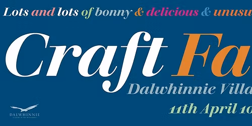 Dalwhinnie Spring Craft Fair