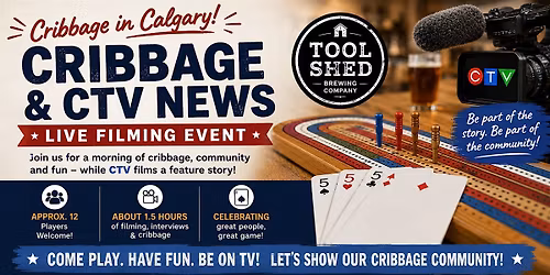 Play Cribbage on TV: CTV News Filming Event in Calgary