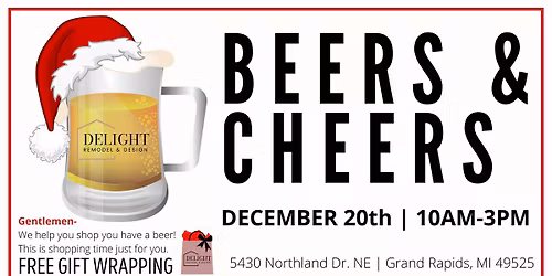 Beers & Cheers: A Holiday Shopping Event for Gentlemen