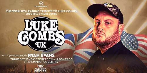 Luke Combs UK -Road To Nashville Tour 2026