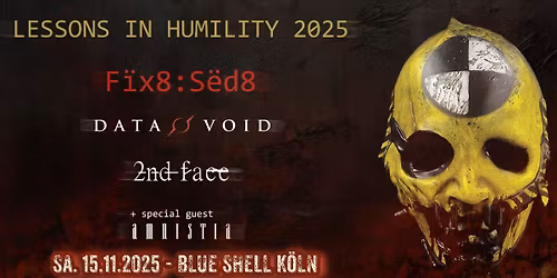 F\u00efx8:S\u00ebd8 mit Data Void - 2nd Face - Amnistia @ Blue Shell K\u00f6ln!