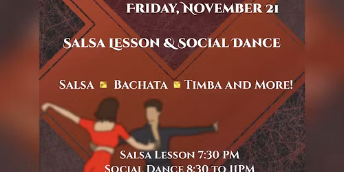 Sabor Latino Friday Social