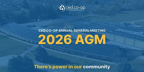 Invest in Clean Energy | CED Co-op 2026 AGM
