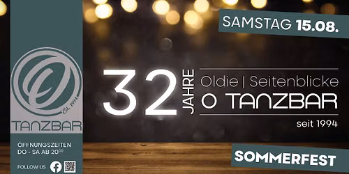 32 Jahre Tanzbar O