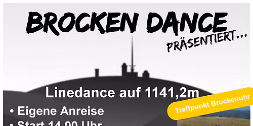 Internationaler Linedance Flashmob auf dem Brocken