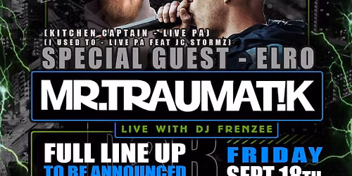 Mr Traumatik tour 2026 ft Elro