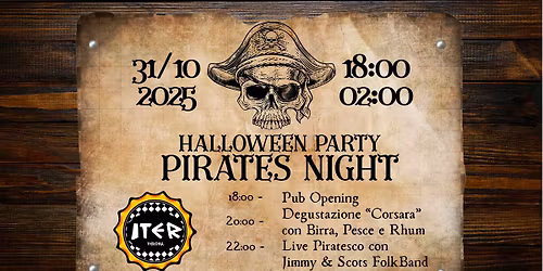 PIRATES NIGHT - HALLOWEEN PARTY
