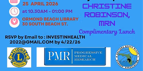 Health Education - Free Seminar - Early Detection Saves Lives